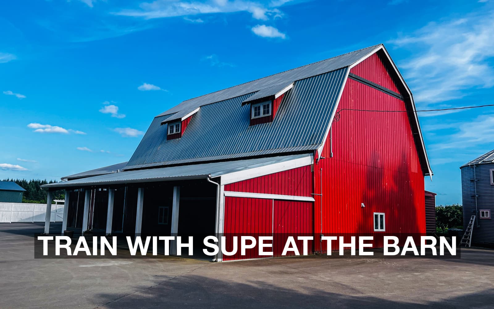 Train at The Barn in Dayton, Oregon